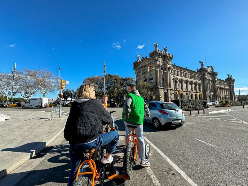 Barcelona Montjuïc Half-Day Small Group Electric Bike Tour - Riding up Montjuïc, not just around Barcelona