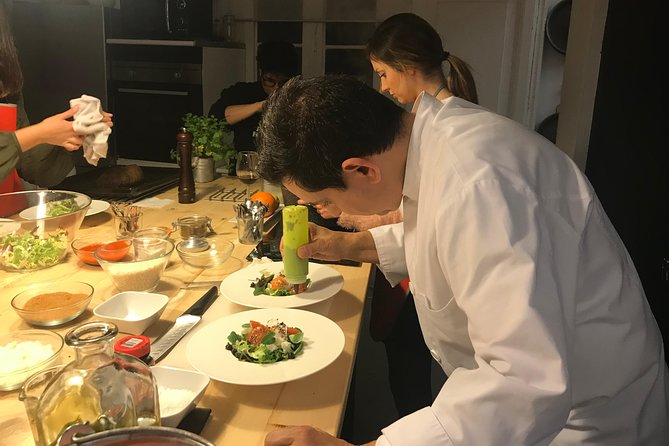 Barcelona Paella Private Cooking Class & Market Tour - Cooking Class and Gourmet Menu Preparation