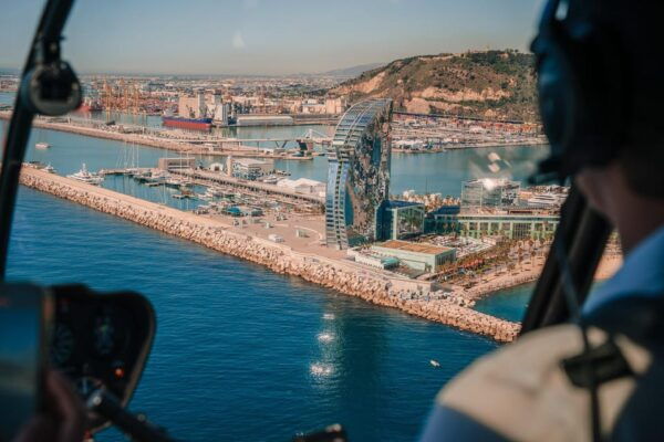 Barcelona Photo Adventure: Helicopter, Walking & Sailing - Catamaran Seafront Sailing