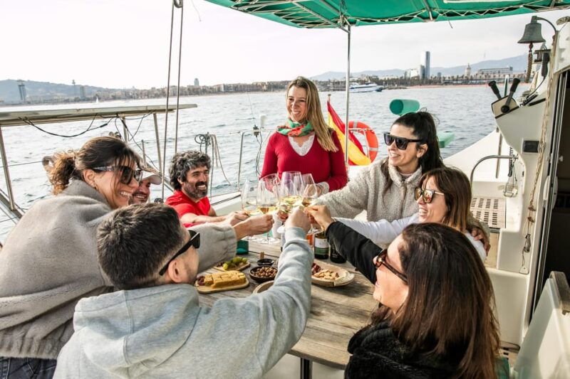Barcelona: Private Catamaran, Cava & Tapas, Sunset Option - Onboard Experience
