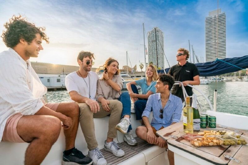 Barcelona: PRIVATE Sailing Tour With Drinks and Snacks - Itinerary and Activities