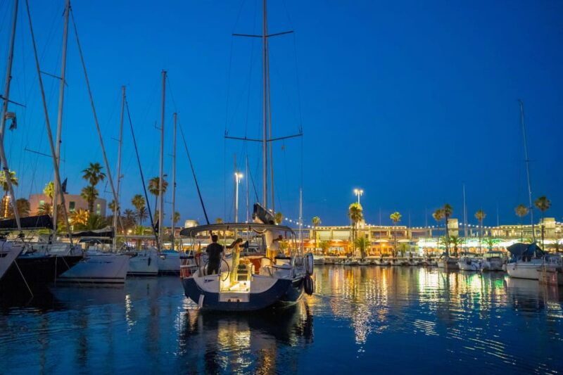 Barcelona: Romantic Dinner and Night in a Cabin on a Sailboat - Intimate Dinner on the Deck