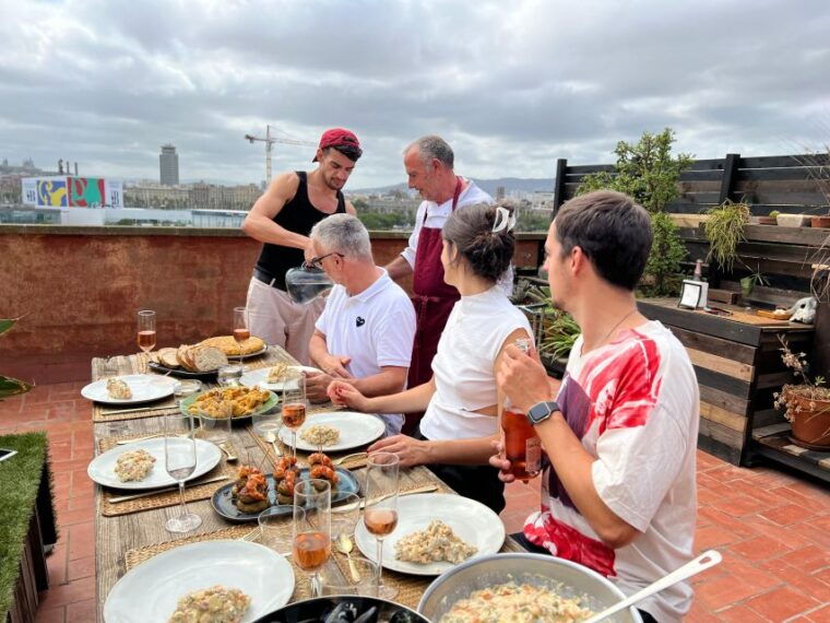 Barcelona: Rooftop Tapas and Sangria Class With a Chef - Inclusions