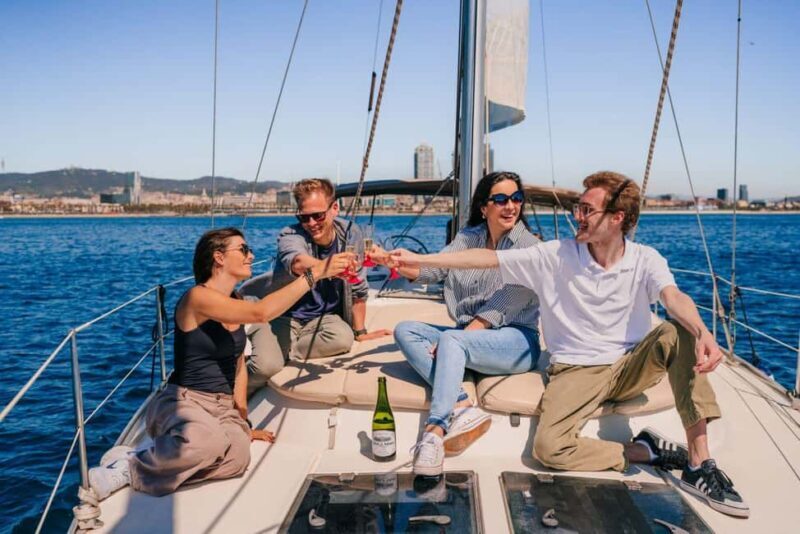 Barcelona: Sailing tour with open bar and aperitive - Swimming Break: A Highlight for Many