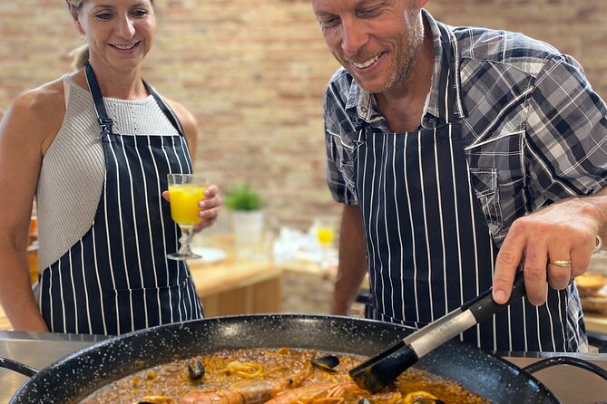 Barcelona Small-Group Paella Cooking Class Experience - Sample Menu
