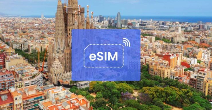 Barcelona: Spain or Europe Esim Roaming Mobile Data Plan - Data Plan Options Available