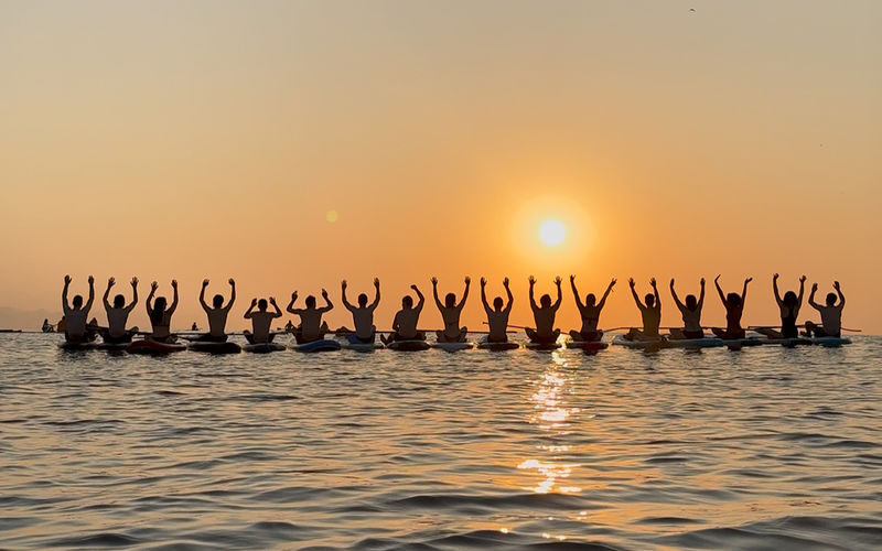 Barcelona Sunrise Paddleboarding with Breakfast & Photos - A first paddle, with instruction and gear included