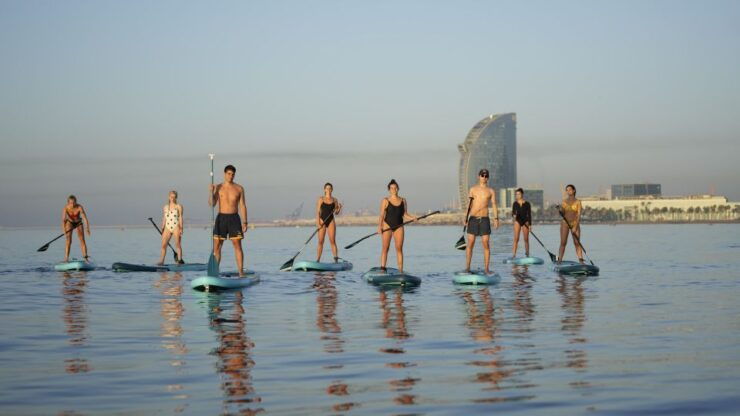 Barcelona: Sunrise Paddleboarding With Instructor and Photos - Experience Highlights