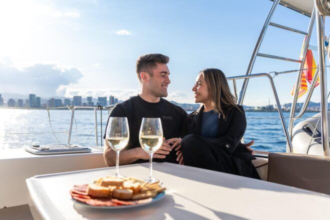 Barcelona: Sunset Catamaran Cruise With Wine and Tapas - Included Experiences