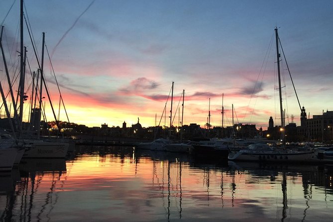 Barcelona Sunset Cruise With Light Snacks and Open Bar - Swim in the Spanish Waters