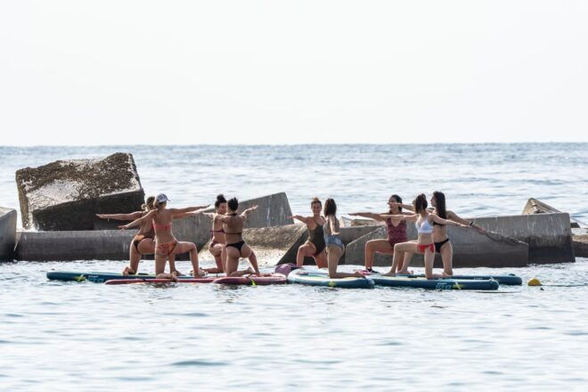 Barcelona: Sup Yoga - Class for All Levels to Enjoy the Sea - Yoga and Paddle Surf Experience