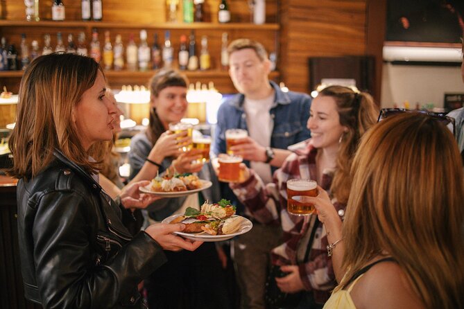Barcelona Tipsy Tapas Guided Food Tour With Dinner - Meeting and Pickup