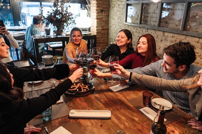 Barcelona Tipsy Tapas Guided Food Tour With Dinner - Dinner and Tapas at 4 Different Restaurants
