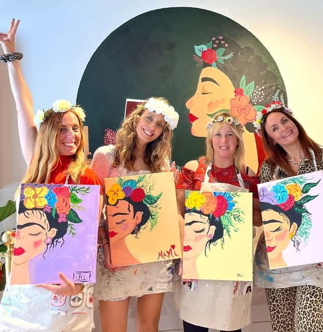 Barcelona: Wine and Art! Unlimited Wine and Local Artists - Detailed Breakdown of the Itinerary