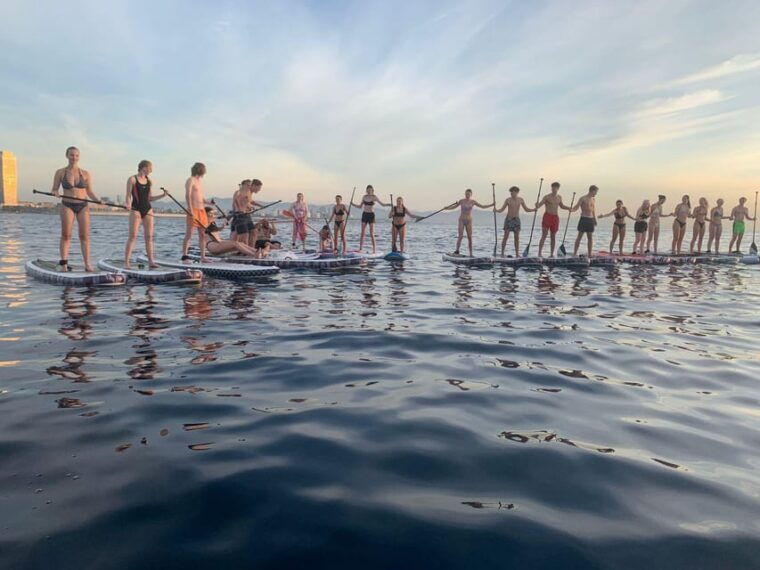 Barceloneta Beach: Stand Up Paddle & Electrical Fatbike Tour - Equipment and Amenities