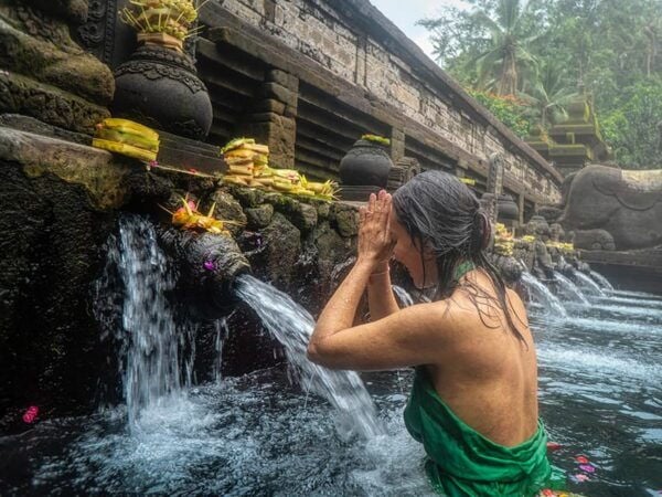 Barong Dance : Tirta Empul, Tegallalang, Goa Gajah / Private - Visiting Tirta Empul Temple