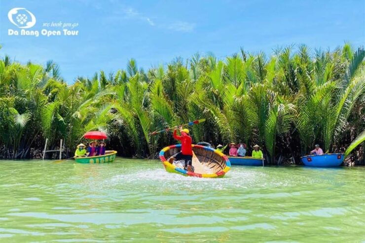 Basket Boat In Coconut Jungle, Hoi An City, Release Lantern - Good To Know