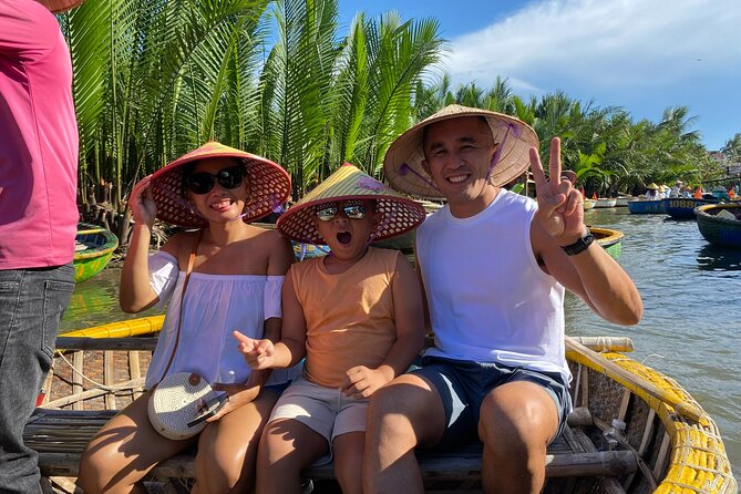 Basket Boat Ride, Water Coconut Forest & Hoi An Town at Night - Enjoying the River Adventure