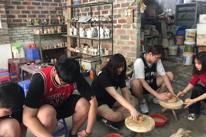 Bat Trang Pottery Ancient Village by Motorbike - History of Bat Trang Pottery