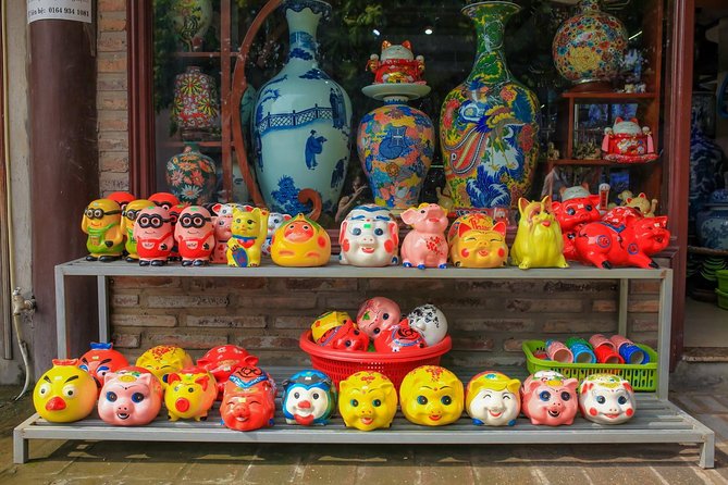 Bat Trang Pottery Ancient Village by Motorbike - Traditional Pottery Making Process