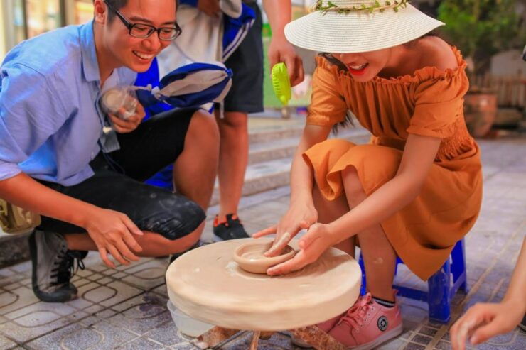 Bat Trang Pottery Ancient Village by Motorbike - Experience Highlights