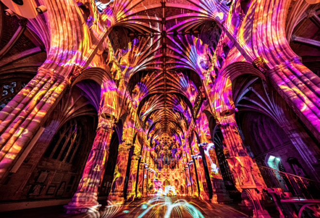 Bath Abbey: Luxmuralis Shine On - Installation Experience