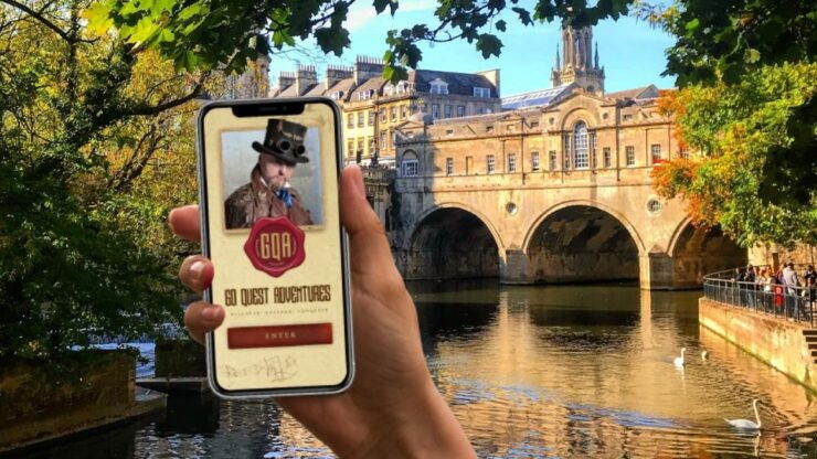Bath: Self Guided City Walk and Interactive Treasure Hunt - How It Works