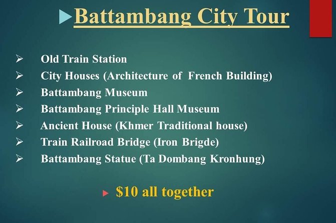 Battambang Bamboo Train, Killing Cave, Bat Cave & Sunset - Getting There: Directions to Battambang