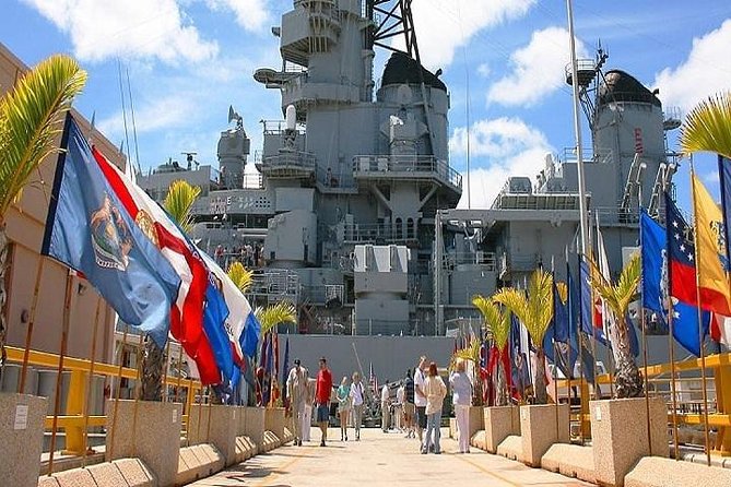 Battleships of WWII at Pearl Harbor From Waikiki - Historical Significance of Pearl Harbor