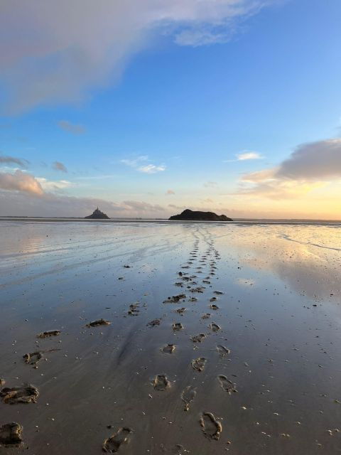 Bay of Mont Saint-Michel : Heading For Tombelaine Island - Crossing the Bay