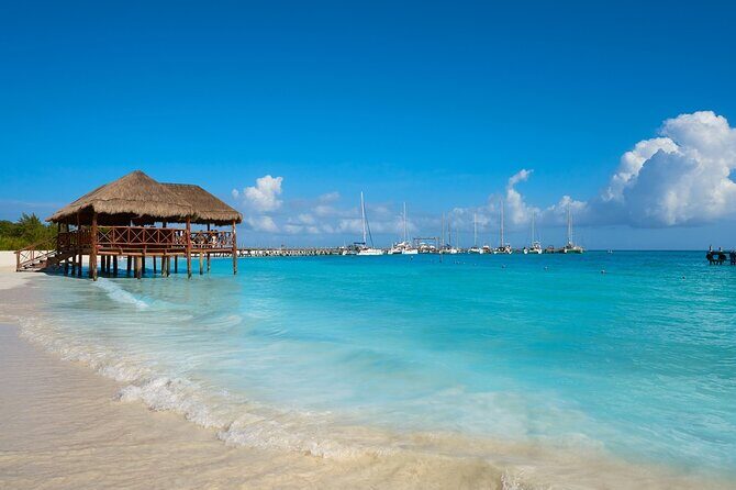 Beach Club tour with beautiful views of the Caribbean Sea. Transport included - What This Tour Offers in Value