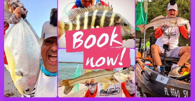 Beach, Jetty and Kayak Fishing Charters in Florida - Fishing Locations and Rates