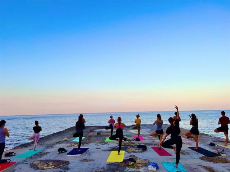 Beach Yoga Class and Swimming - Sliema - Experience Offered