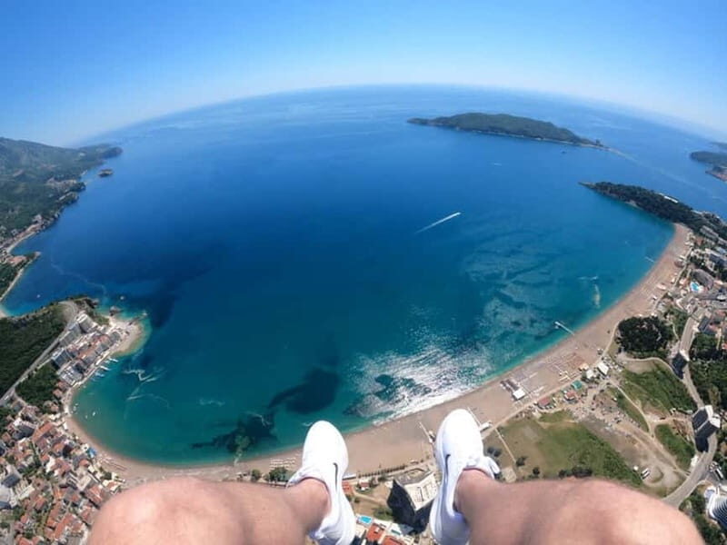 Becici Beach: Tandem Paragliding Flight in Budva Riviera - An Overview of the Experience