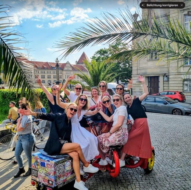 Beer Bike & Party Bike: Unforgettable Berlin City Tour incl. pickup - Detailed Breakdown of the Itinerary