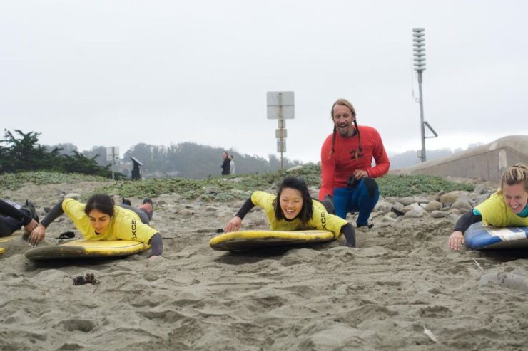 Beginner Surfing Lesson - Pacifica or Santa Cruz - Location Options