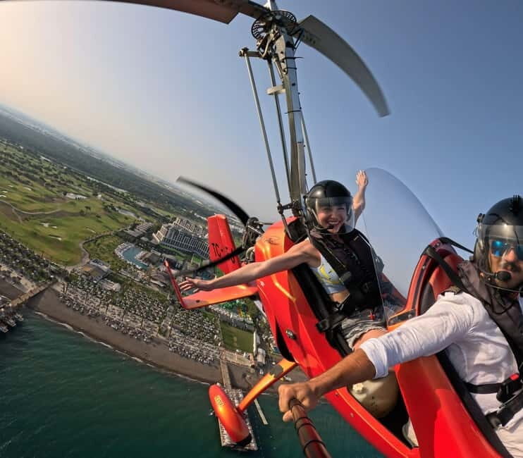Belek: Aspendos Antique Theater Gyrocopter Tour - An overview of the gyrocopter experience in Belek