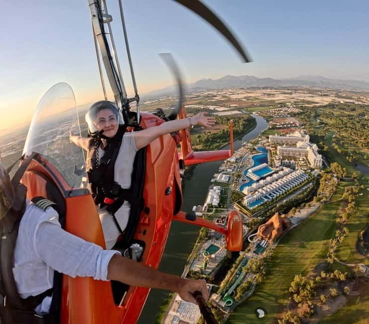 Belek: Aspendos Antique Theater Gyrocopter Tour - The itinerary: what to expect during your flight