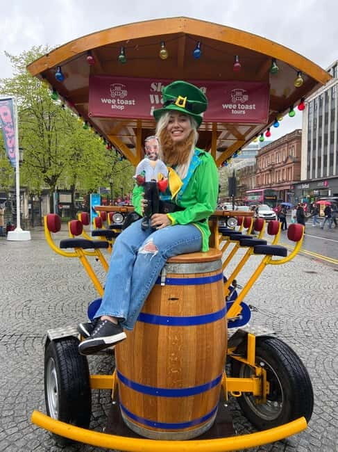 Belfast: Cathedral Quarter Beer Bike Tour - The Experience of Pedaling Belfast