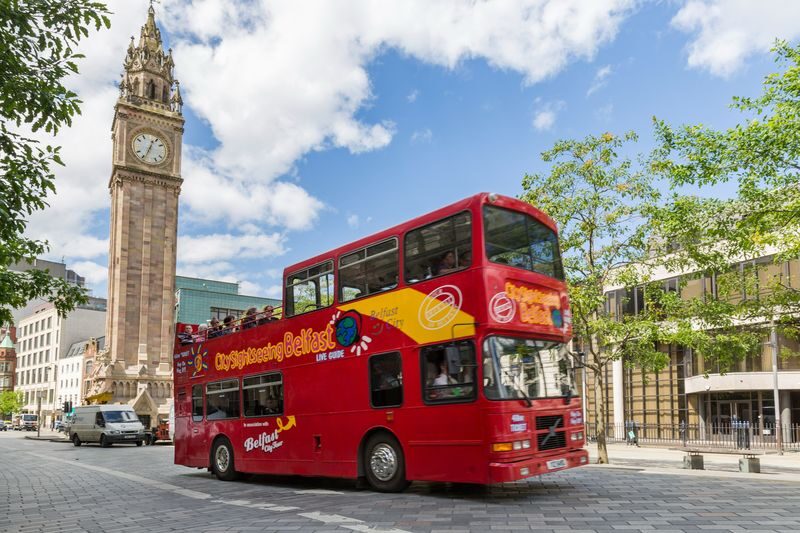 Belfast Hop-On Hop-Off City Sightseeing Bus Pass - A city tour that connects very different Belfast stories