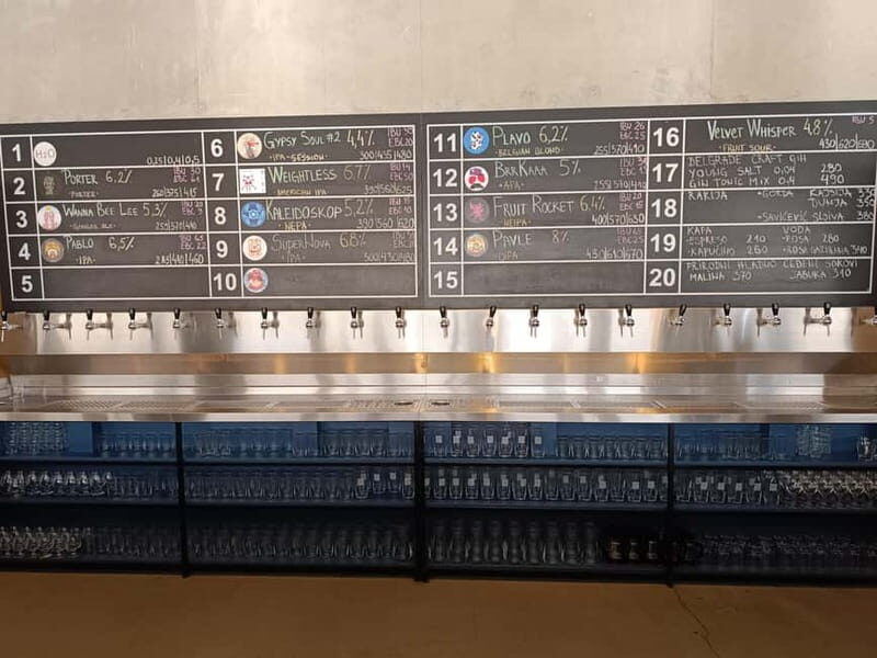 Belgrade Beer tour with beer tasting and local craft brewery - A Closer Look at the Belgrade Beer Tour Experience