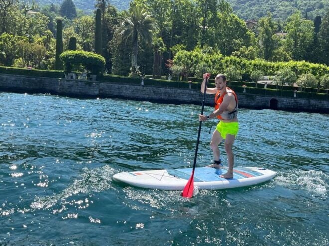 Bellagio Lake Como: Stand up Paddle Rental - Language Options