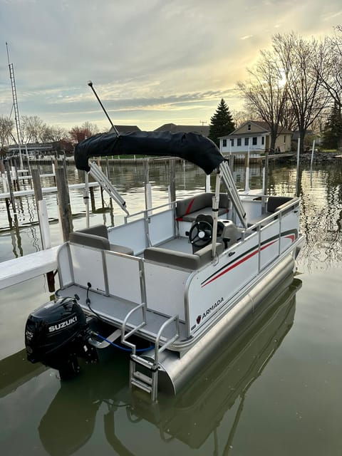 Belle River: Armada Eco 167 White Pontoon Rental - Boat Specifications