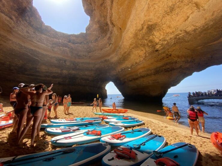 Benagil: Benagil Cave Stand Up PaddleBoard Tour at Sunrise - Activity Details