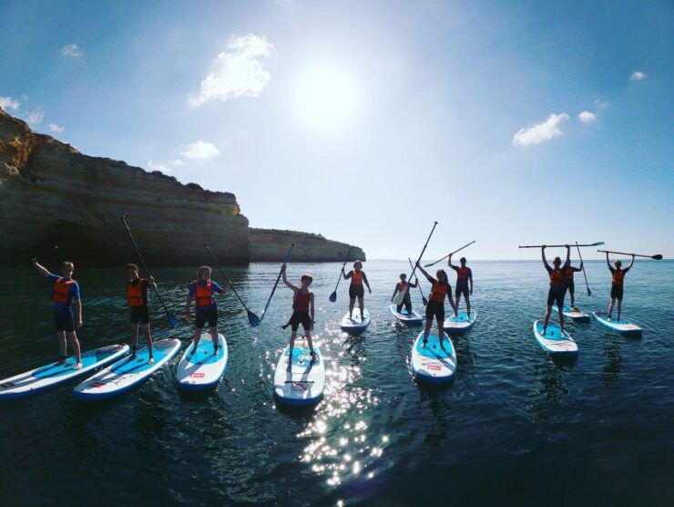 Benagil: Benagil Cave Stand Up PaddleBoard Tour at Sunrise - Tour Experience