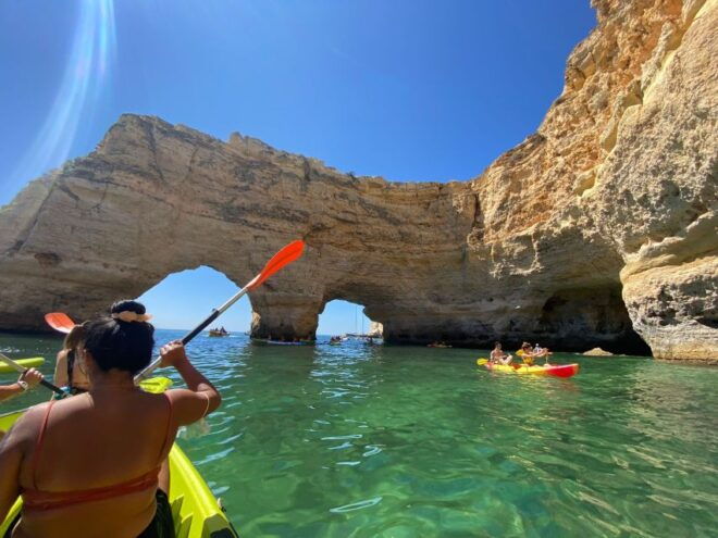 Benagil: Caves, Beaches, and Secret Spots Guided Kayak Tour - Full Description
