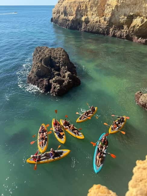 Benagil: Guided Kayak Tour inside caves and Praia da Marinha - The Sum Up