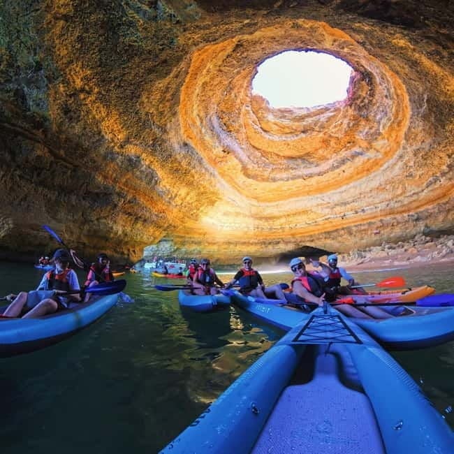 Benagil: Guided Kayak Tour inside caves and Praia da Marinha - Good To Know