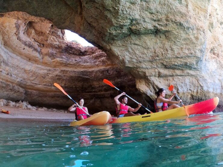 Benagil: Kayaking Adventure in Benagil Caves & Marinha Beach - Reservation
