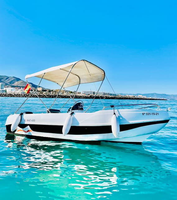 Benalmadena: 6-Seater Speedboat license-free Boat Rental - Good To Know